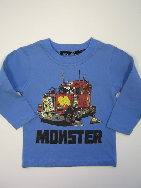 Mini Monster Big Semi Long Sleeve Shirt