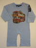 Mini Monster Double Decker London Bus One Piece Romper