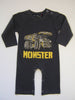 Mini Monster Dump Truck One Piece Romper
