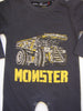 Mini Monster Dump Truck One Piece Romper