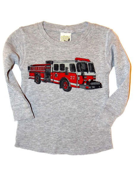 Charlie Rocket Infant Fire Engine Long Sleeve Thermal
