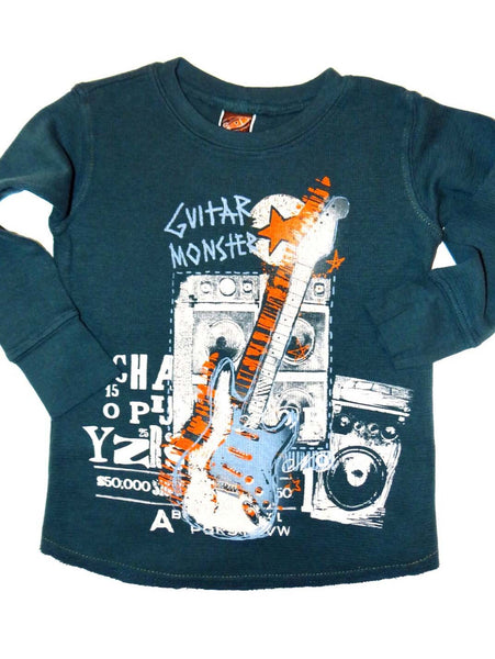 Charlie Rocket Monster Guitar Long Sleeve Thermal