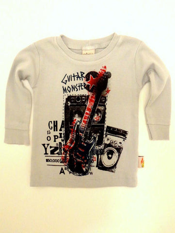 Charlie Rocket Infant Monster Guitar Long Sleeve Tee