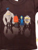 Charlie Rocket Infant Monster Line Up Long Sleeve Tee