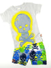 Charlie Rocket Painted Skulls Infant Swim Shorts