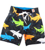Charlie Rocket Linear Sharks Swim Shorts