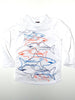 Charlie Rocket Linear Sharks Rash Guard