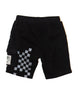 Mini Monster Black French Terry Cargo Shorts