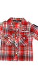 Mini Monster Plaid Camp Short Sleeve Shirt