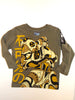 Monster Republic Robot Bigger They Are the Harder They Fall Long Sleeve Tee