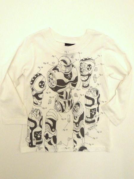 Monster Republic Robot Parts Long Sleeve Tee