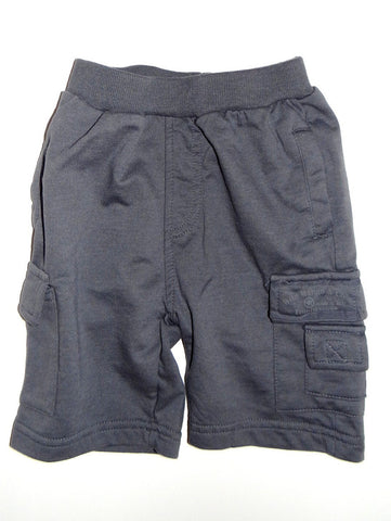 Wild Mango Grey French Terry Cargo Shorts