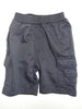 Wild Mango Grey French Terry Cargo Shorts