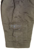 Wild Mango Olive French Terry Cargo Shorts
